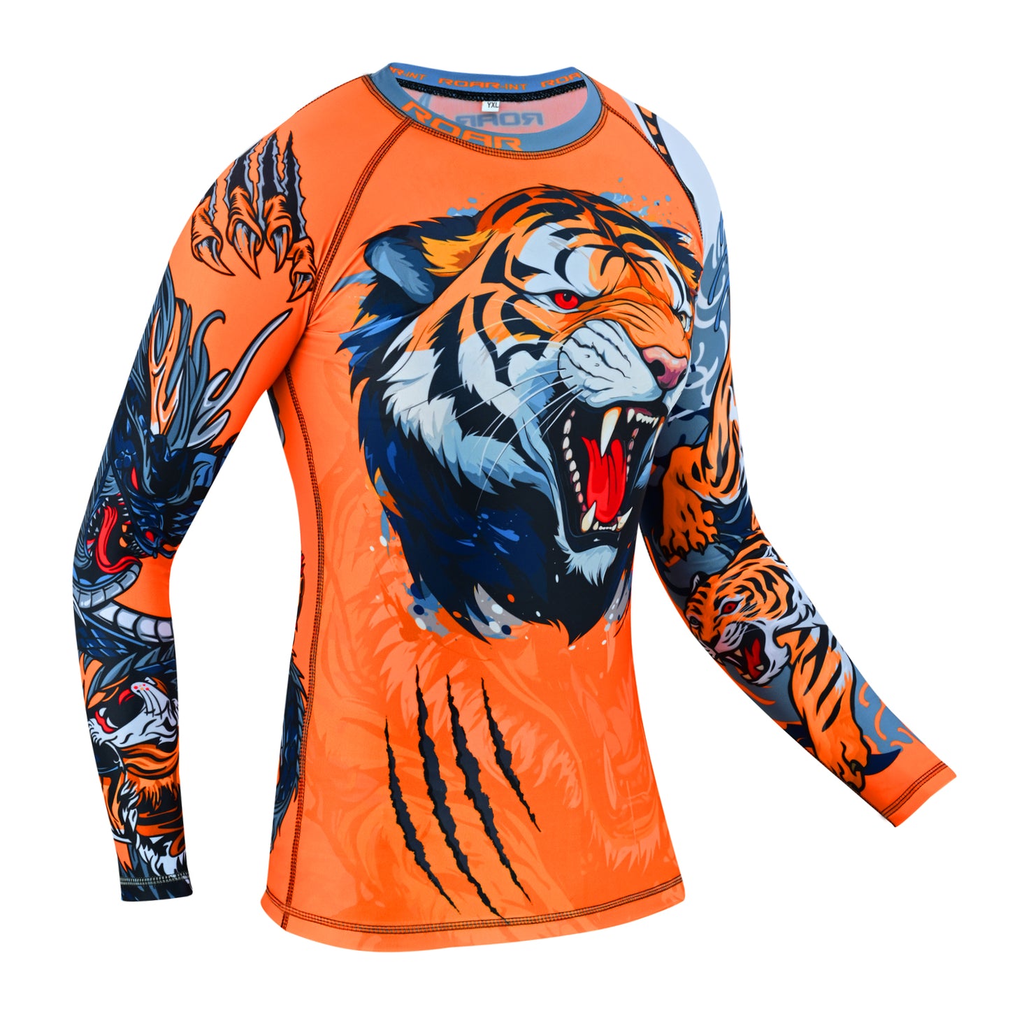 Kids MMA Rash Guard Tiger Dragon - Roar-int