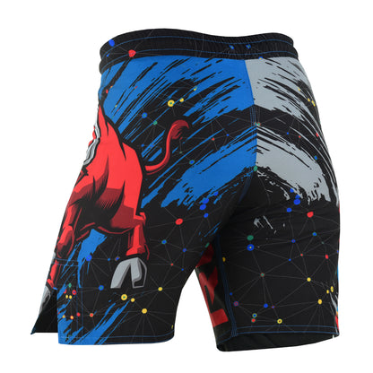 ROAR Kids MMA Shorts & Rashguard Cage Athletic Grappling Muay Thai Trunk Shorts