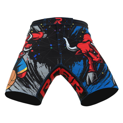 ROAR Kids MMA Shorts & Rashguard Cage Athletic Grappling Muay Thai Trunk Shorts