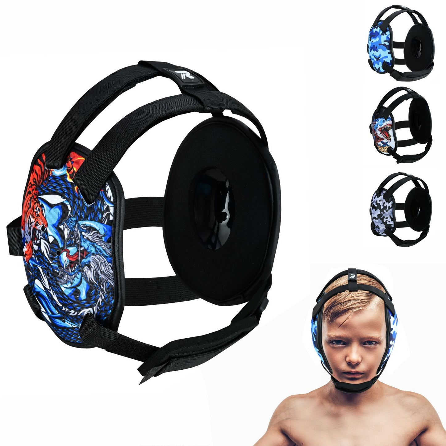 ROAR MMA Kids Cup Ear Guard Adjust Wrestling Protective MMA Headgear