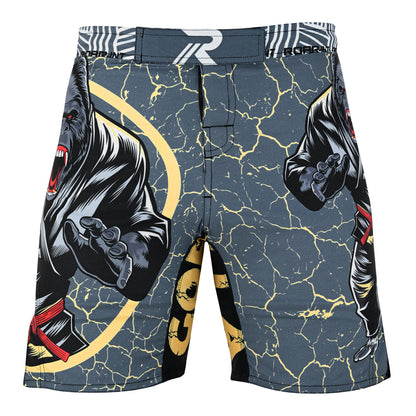 ROAR Kids MMA Shorts & Rashguard Cage Athletic Grappling Muay Thai Trunk Shorts