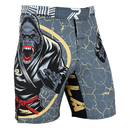 ROAR Kids MMA Shorts & Rashguard Cage Athletic Grappling Muay Thai Trunk Shorts