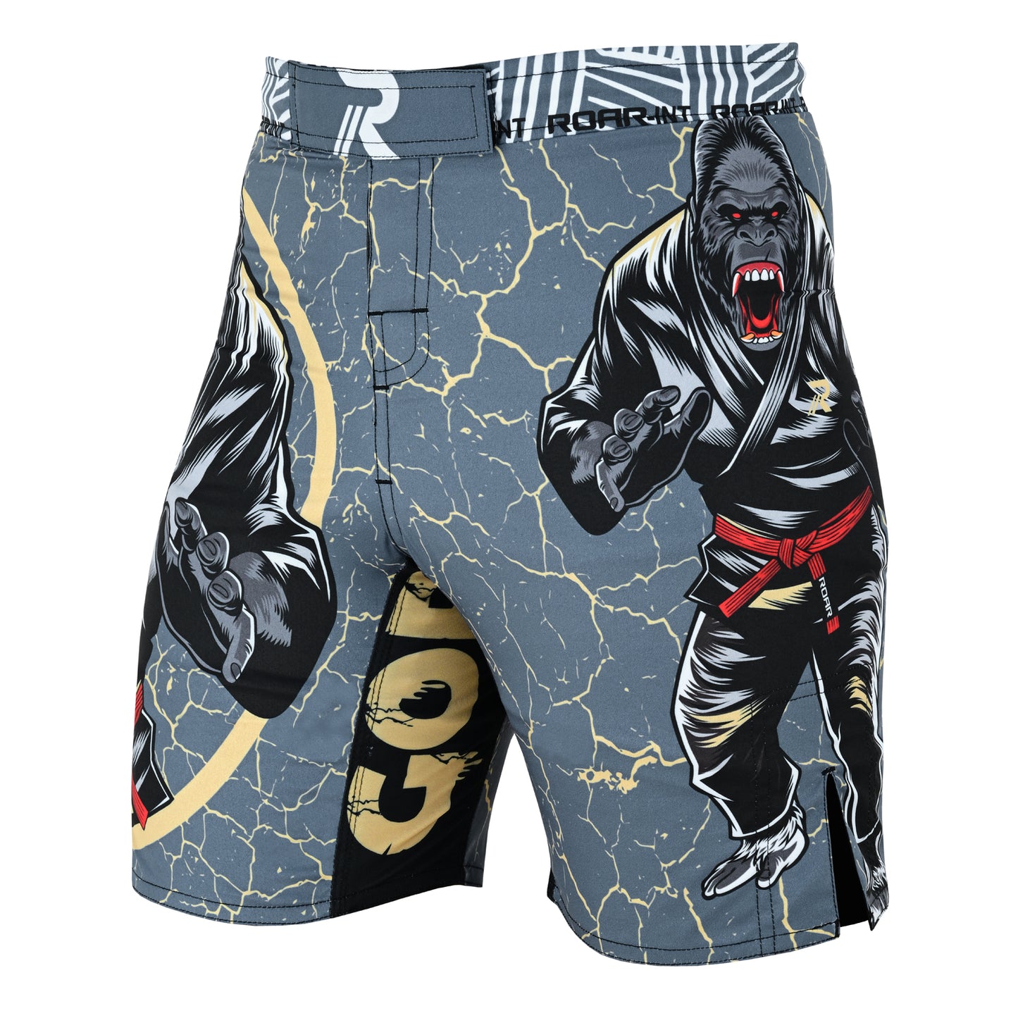 ROAR Kids MMA Shorts & Rashguard Cage Athletic Grappling Muay Thai Trunk Shorts