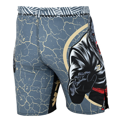 ROAR Kids MMA Shorts & Rashguard Cage Athletic Grappling Muay Thai Trunk Shorts