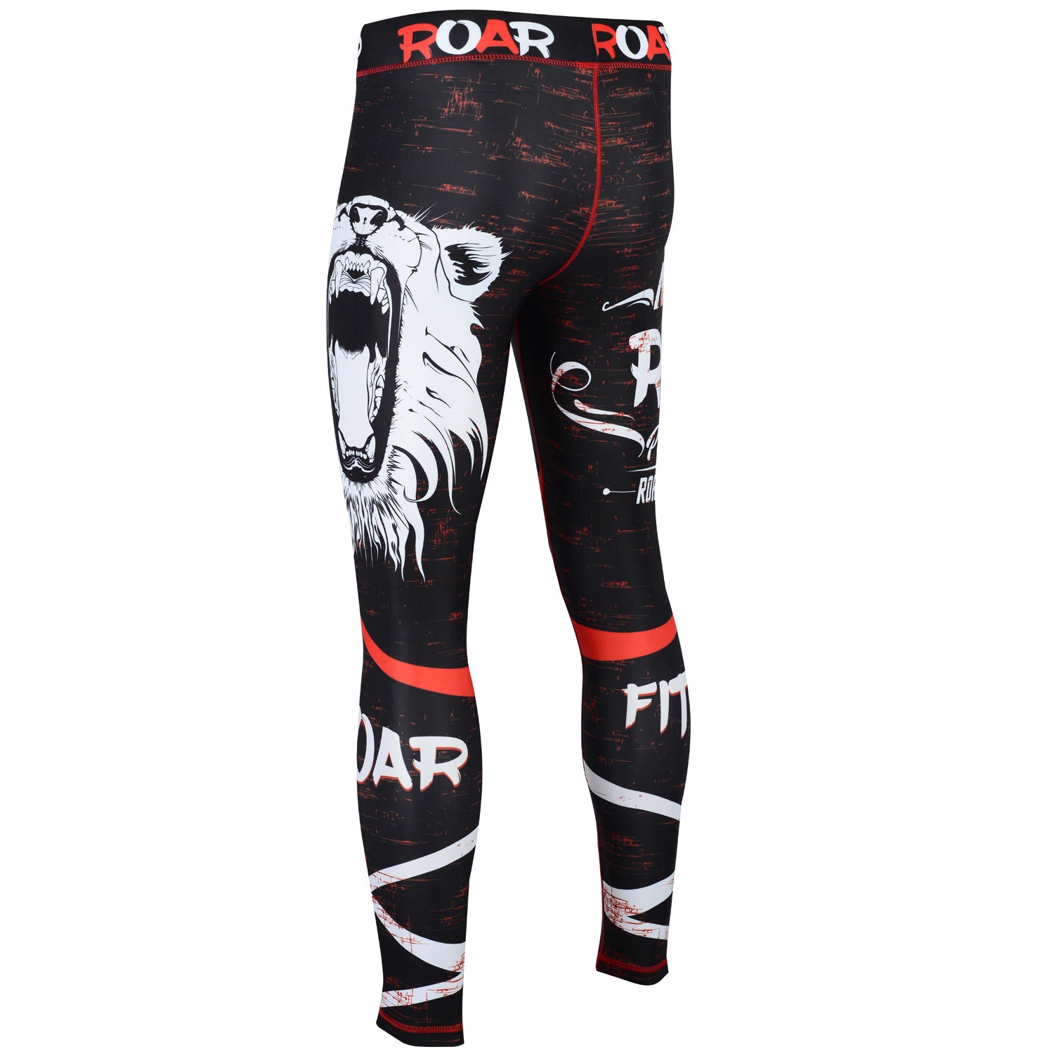 ROAR MMA BJJ Leggings Base Layer Gym Workout No Gi Grappling Jiu Jitsu Spats - Roar-int