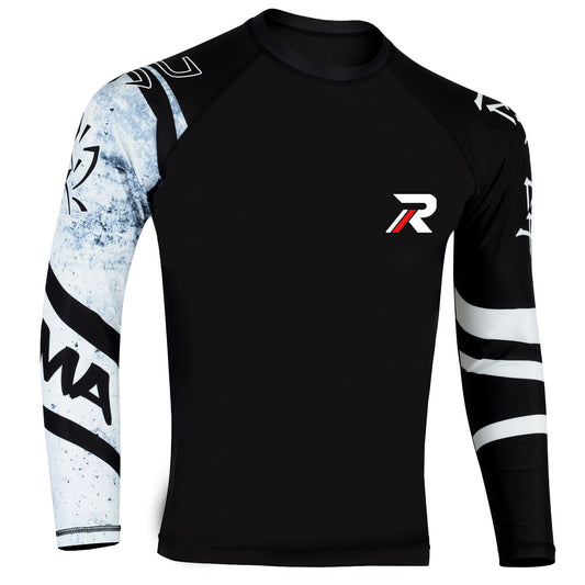 Roar MMA Rash Guard BJJ Ninja Long Sleeve Compression Fight Gear Shirt No Gi - Roar-int