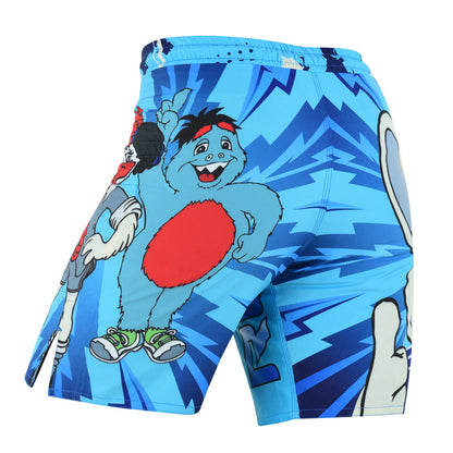 ROAR Kids MMA Shorts & Rashguard Cage Athletic Grappling Muay Thai Trunk Shorts