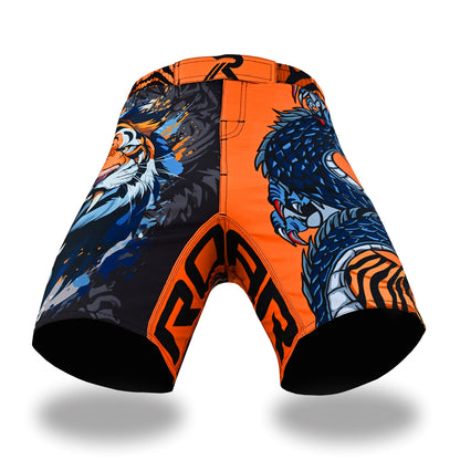 ROAR Kids MMA Shorts & Rash guard-Cage Athletic Grappling Muay Thai Trunk Shorts