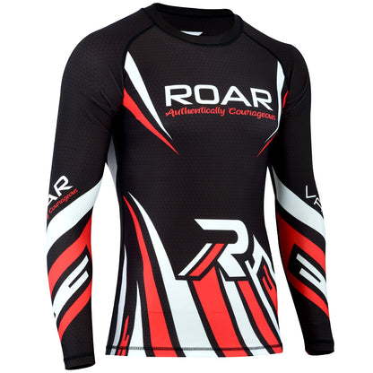 Roar MMA Rash Guard BJJ Long Sleeve Compression Fight Gear Shirt No Gi - Roar-int