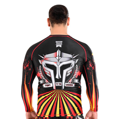 Roar Bjj Nogi Compression Full Sleeve Men's Fitness Rash Guard