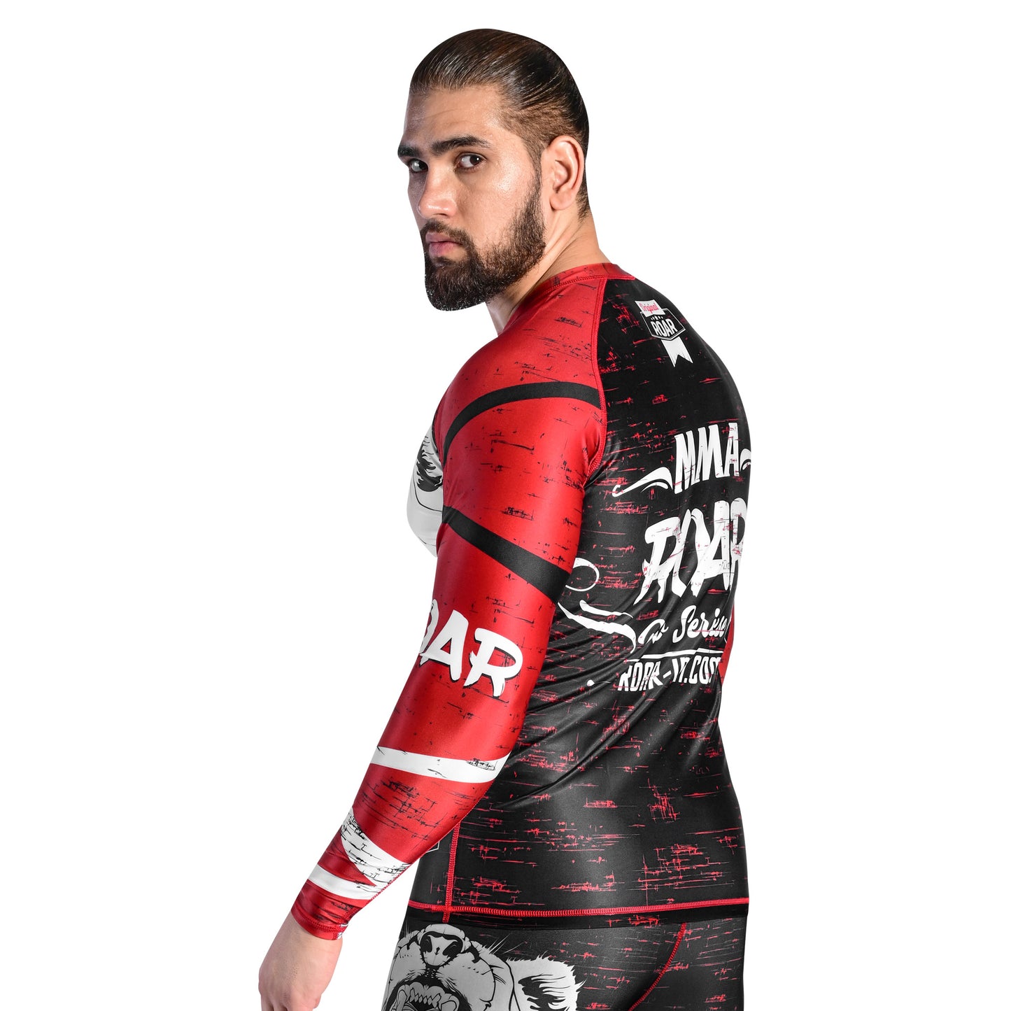 Roar Bjj Nogi Compression Long Sleeve Rash guard for men.