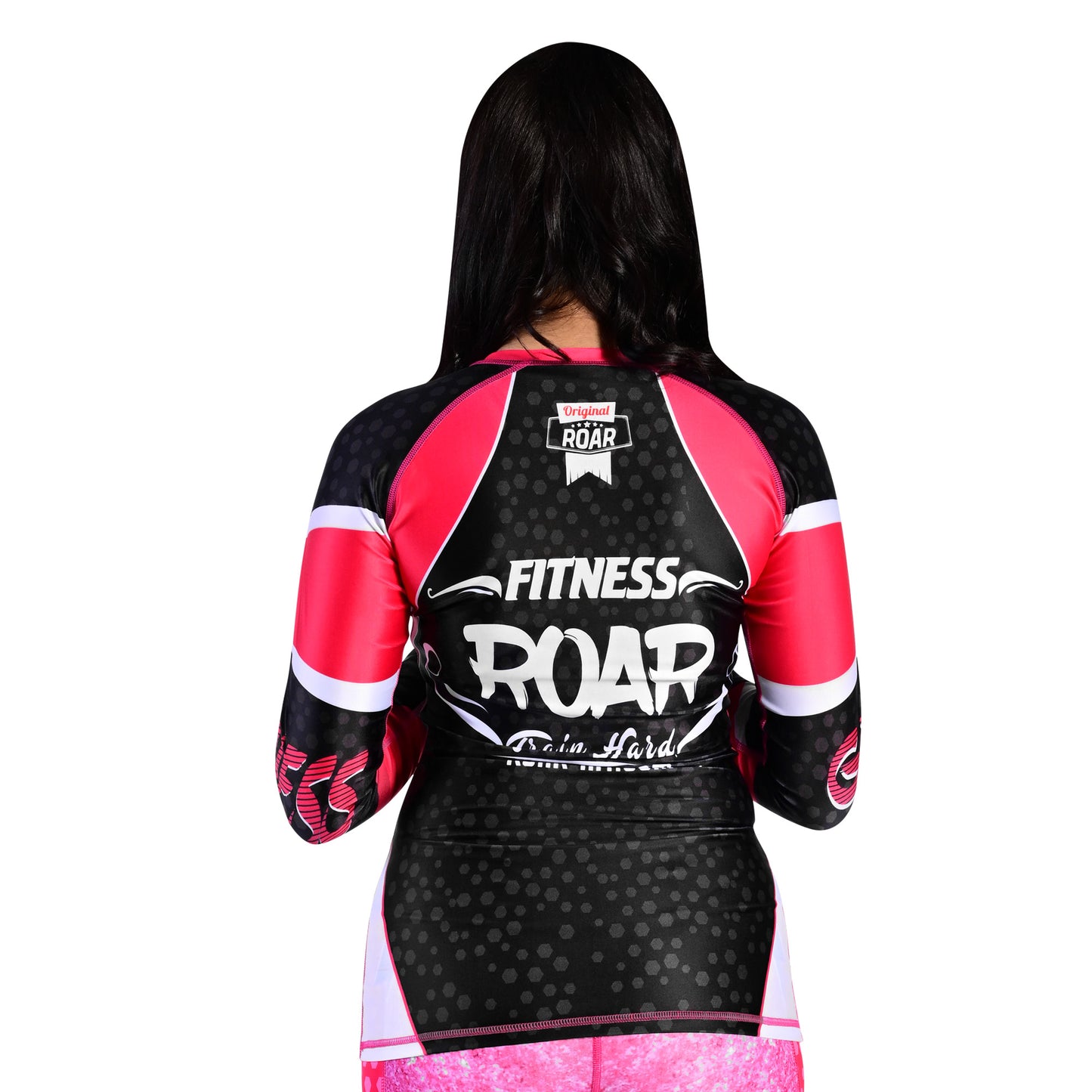 ROAR Ladies MMA Rash Guard PF Pink