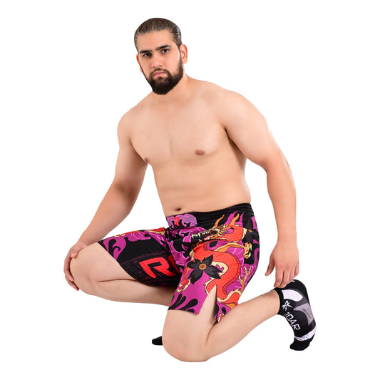 ROAR MMA Nogi Compression Grappling Bjj Fight Shorts with Pocket For Men