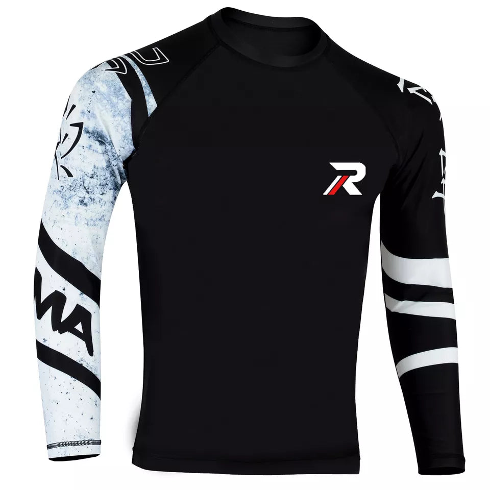 Roar MMA Rash Guard BJJ Long Sleeve Compression Fight Gear Shirt No Gi - Roar-int