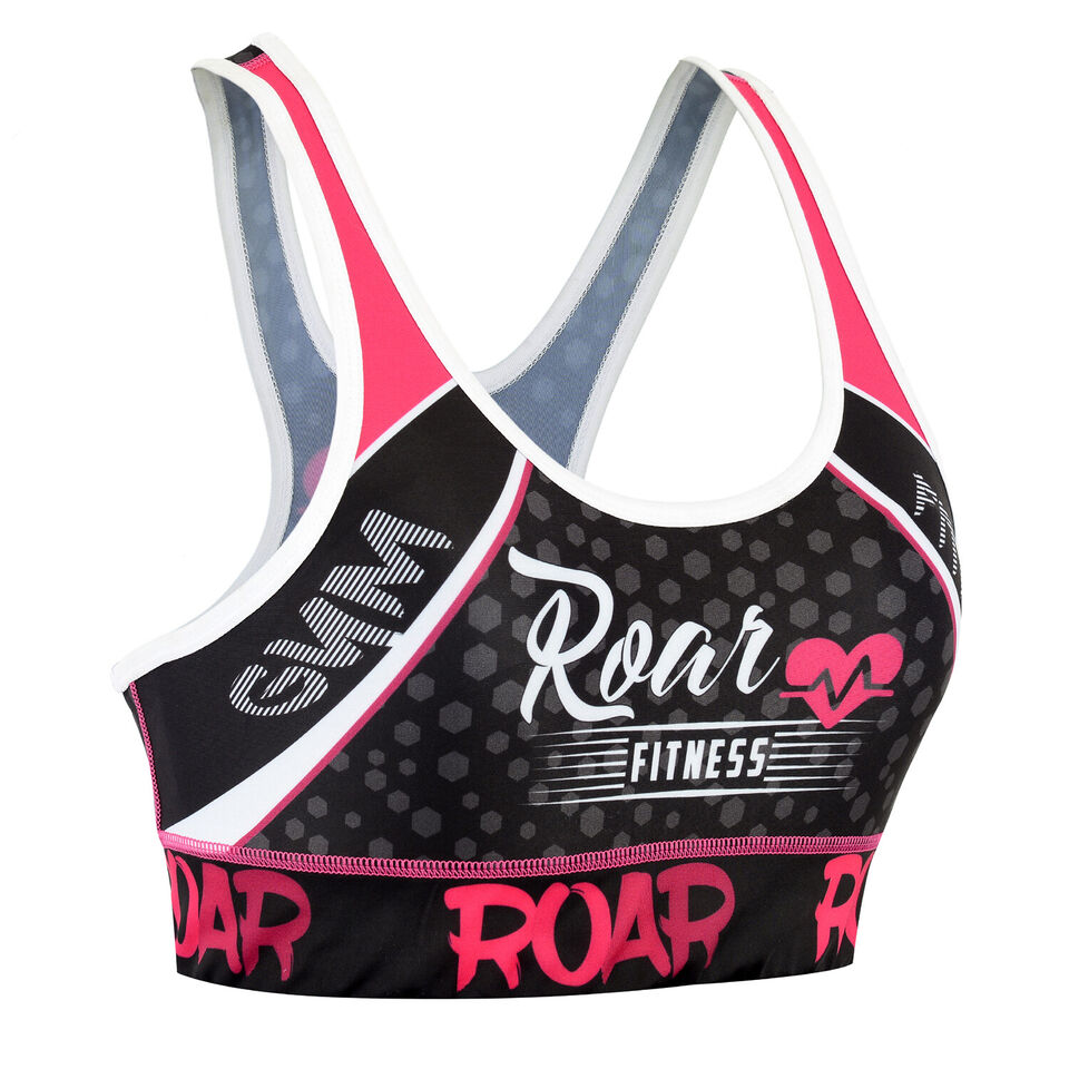 MMA Sports Bra Workout Training Gym Athletic Sports Bra Protective Wear - Roar-int