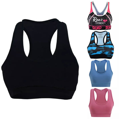 MMA Sports Bra Workout Training Gym Athletic Sports Bra Protective Wear - Roar-int