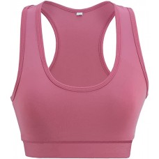 Roar Sports Bras for Women - High Impact Workout Gym Activewear MMA Bra (Pink)