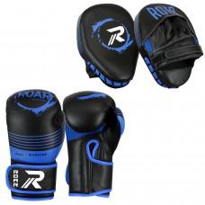 ROAR Curved Focus Pads & Boxing Training Gloves Set
